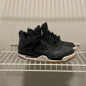 Jordan retro 4 black laser